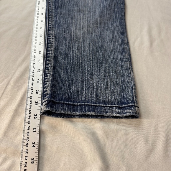 HYDRAULIC Vintage Denim Women's Distressed Cropped Blue Jeans Size Tag: 17/18 - Picture 12 of 16
